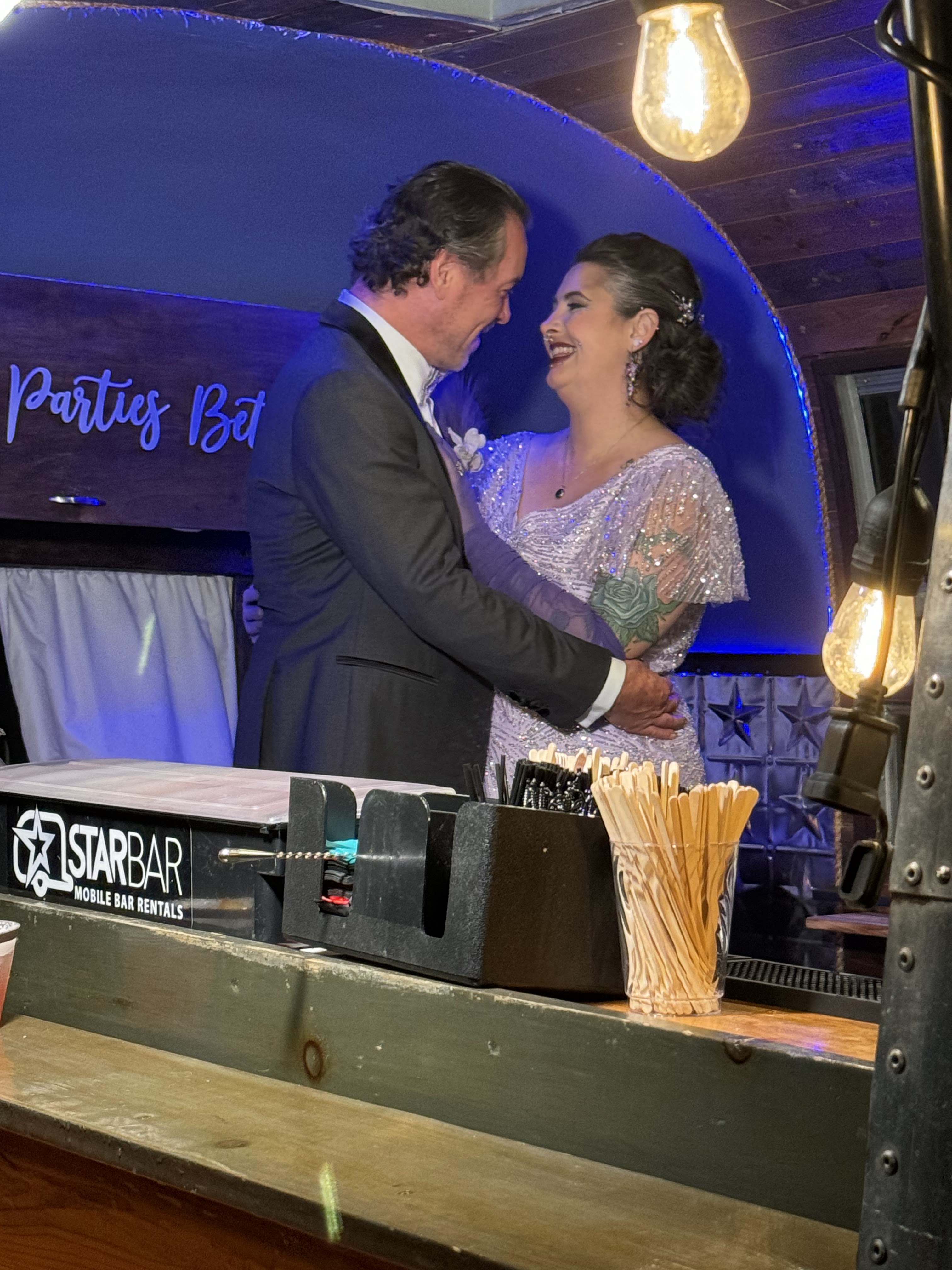 STARBAR NY Airstream at a Long Island wedding venue