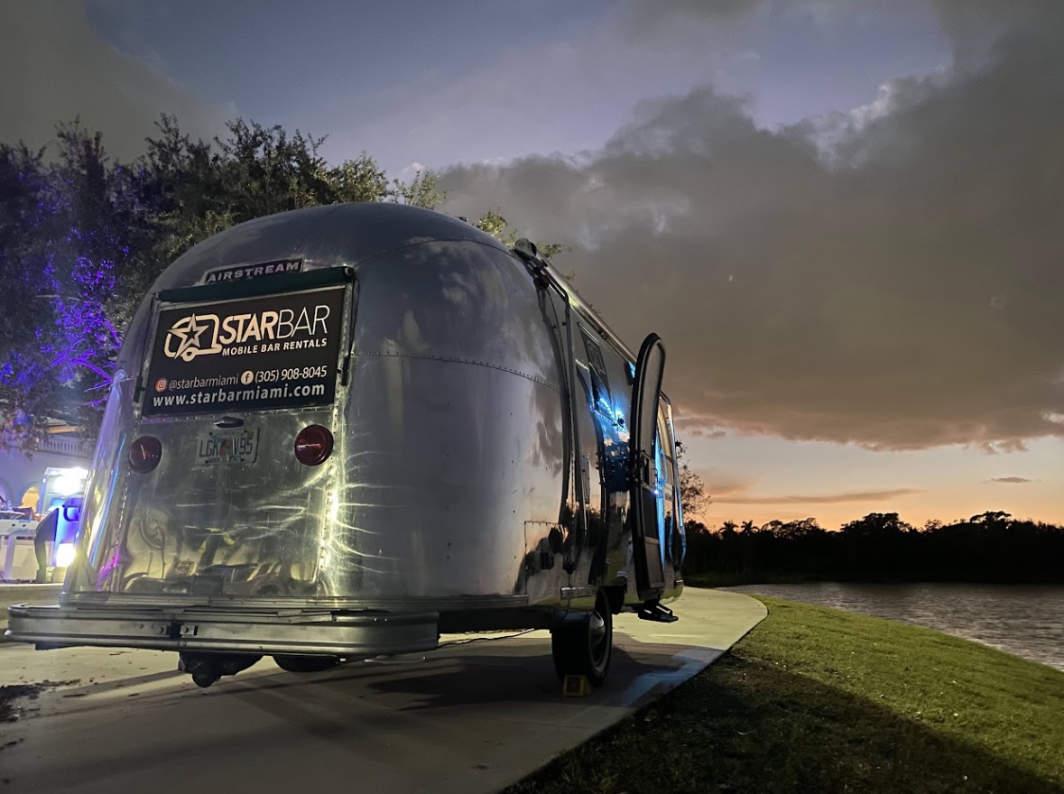 STARBAR NY Airstream mobile bar at a Long Island wedding event